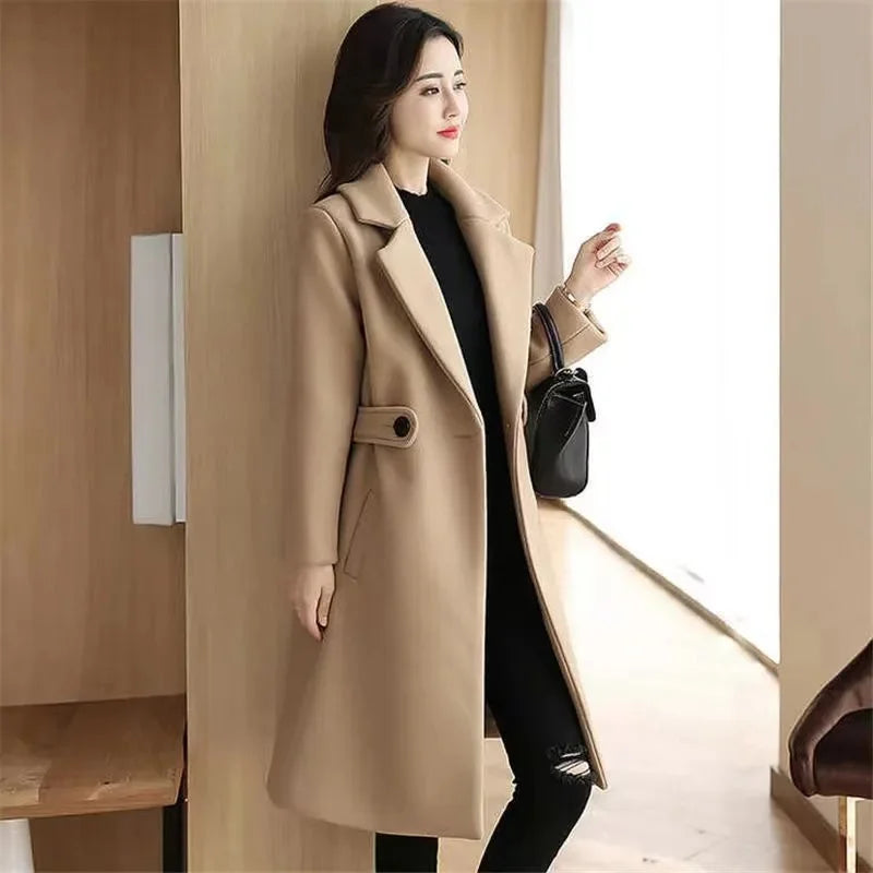 Kendra™ | Manteau en Laine Long pour Femmes