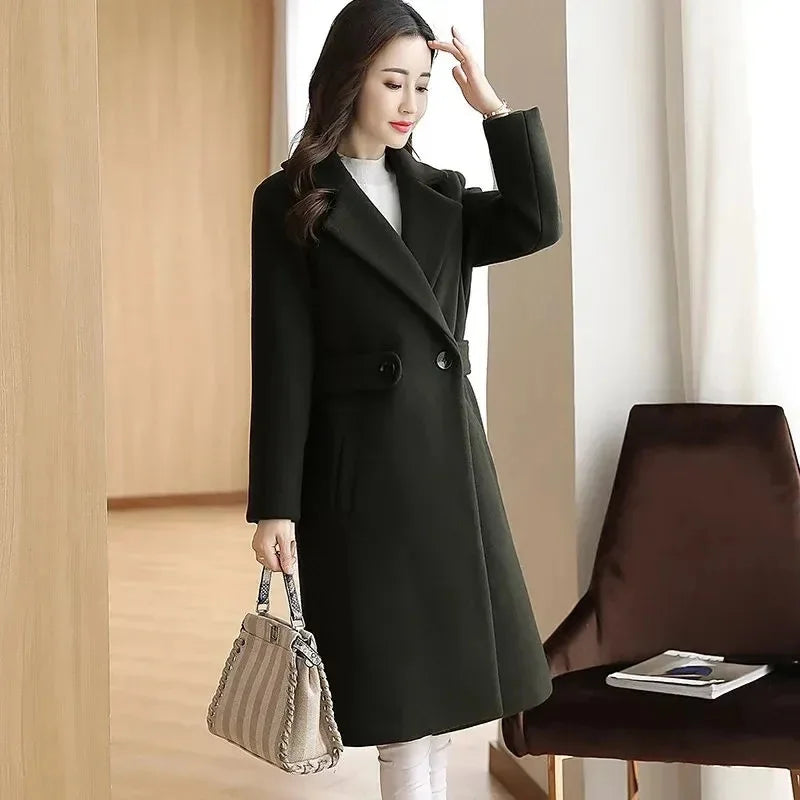 Kendra™ | Manteau en Laine Long pour Femmes