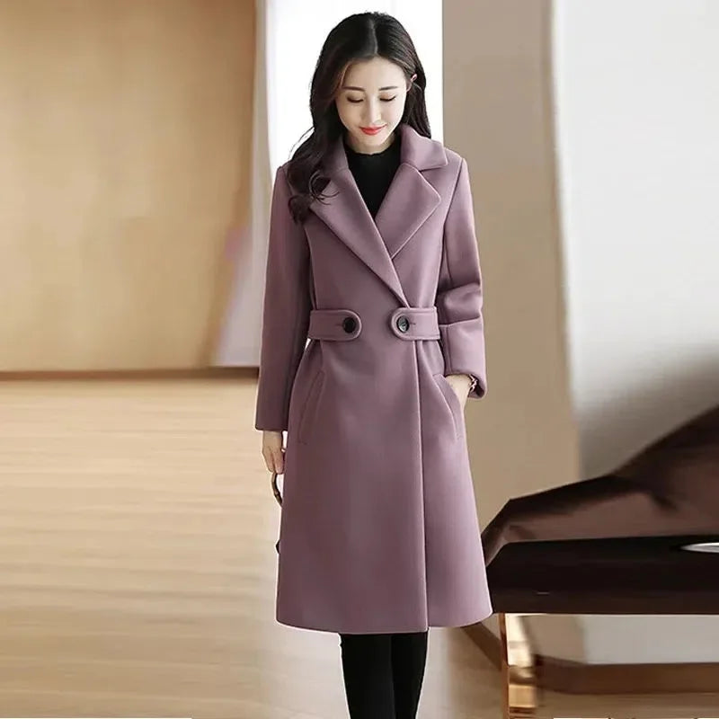 Kendra™ | Manteau en Laine Long pour Femmes