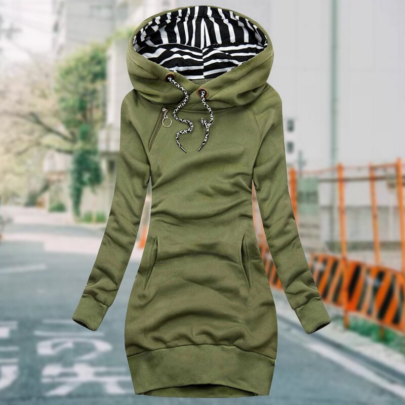 Nadia™ | Robe à Manches Longues Chaude