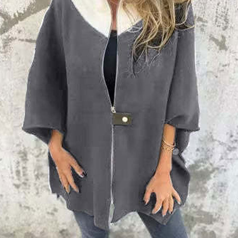 Maryam™ | Veste Femme Bicolore Élégante
