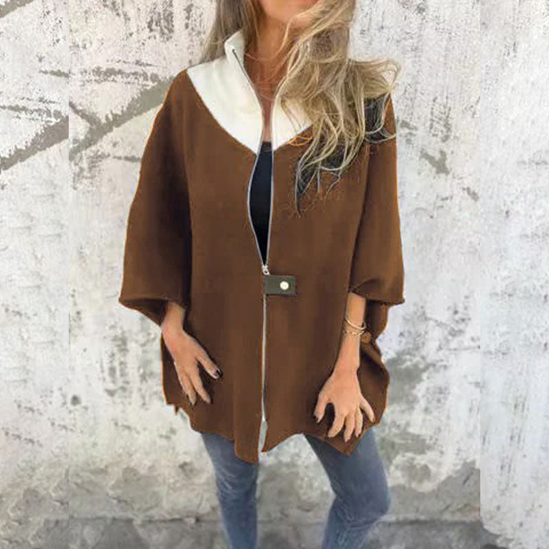 Maryam™ | Veste Femme Bicolore Élégante