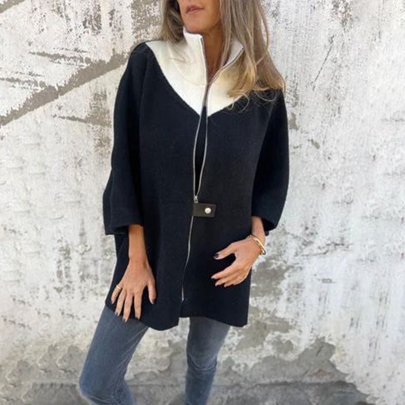 Maryam™ | Veste Femme Bicolore Élégante