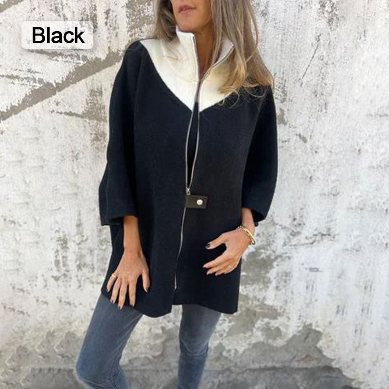 Maryam™ | Veste Femme Bicolore Élégante