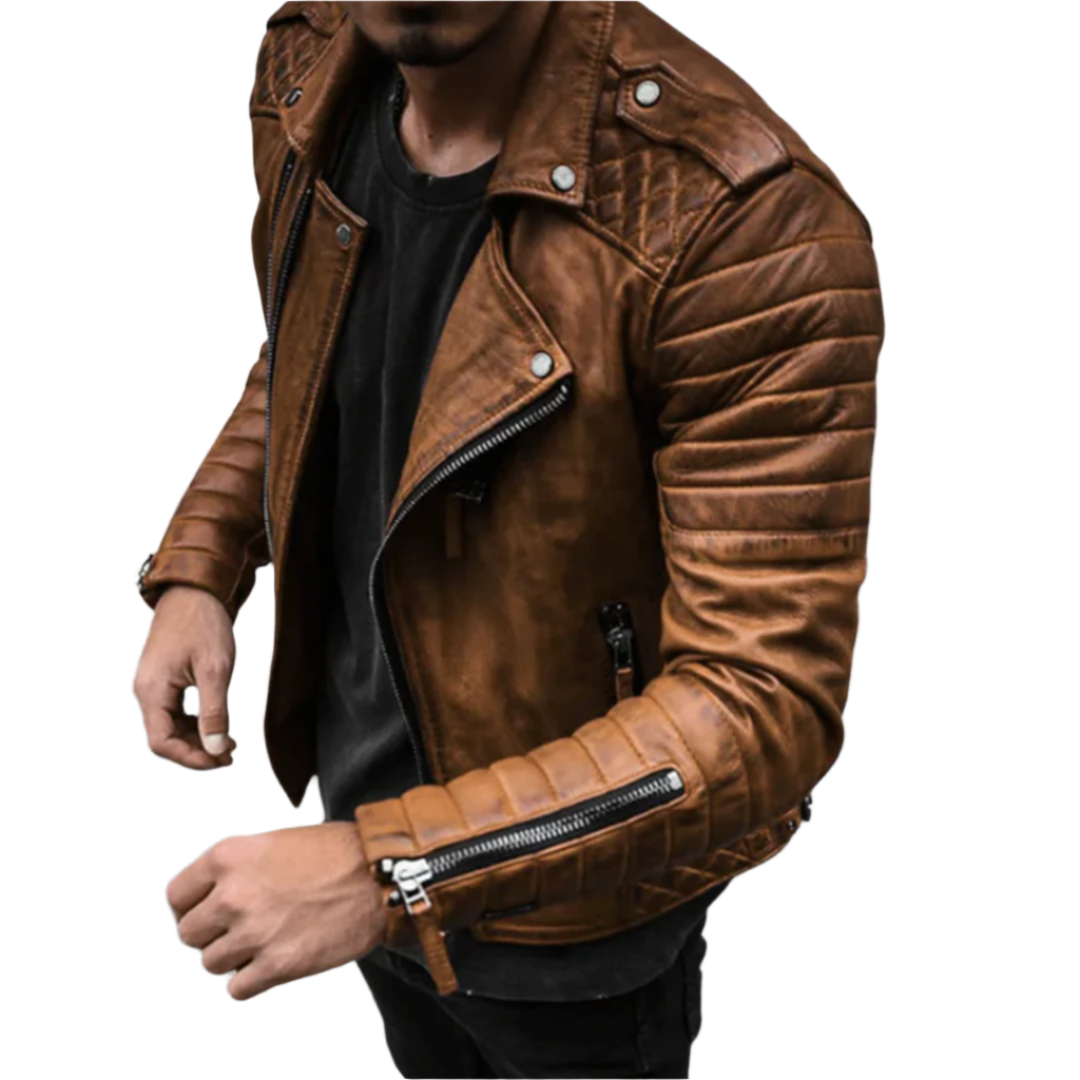 Bradley | Veste en cuir élégante et confortable pour hommes