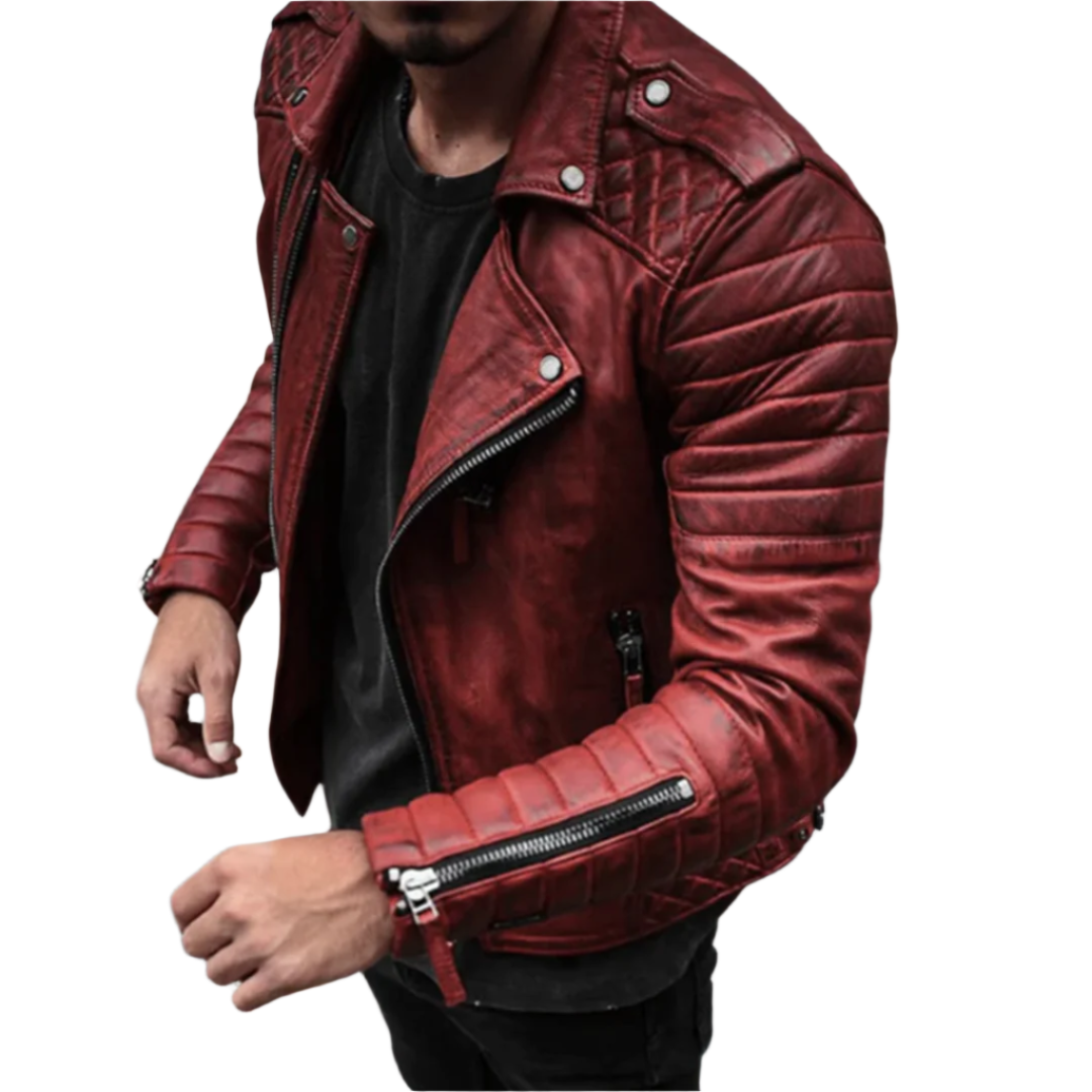 Bradley | Veste en cuir élégante et confortable pour hommes