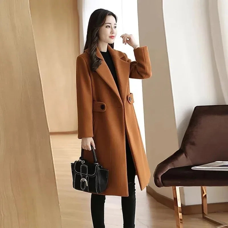 Kendra™ | Manteau en Laine Long pour Femmes