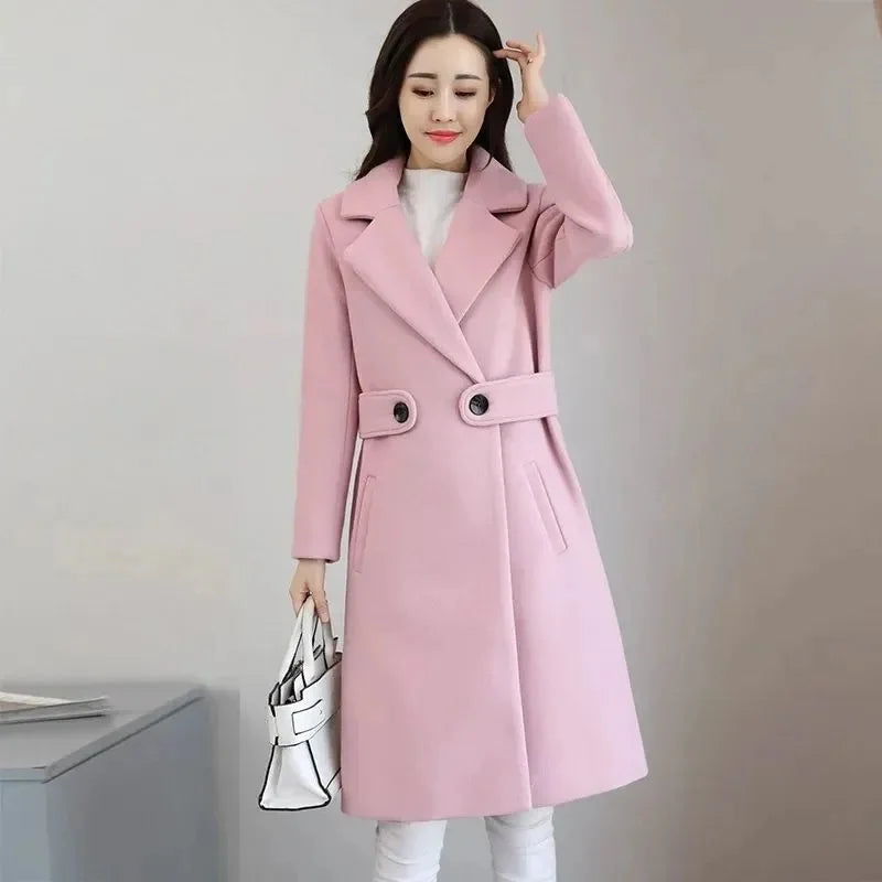 Kendra™ | Manteau en Laine Long pour Femmes