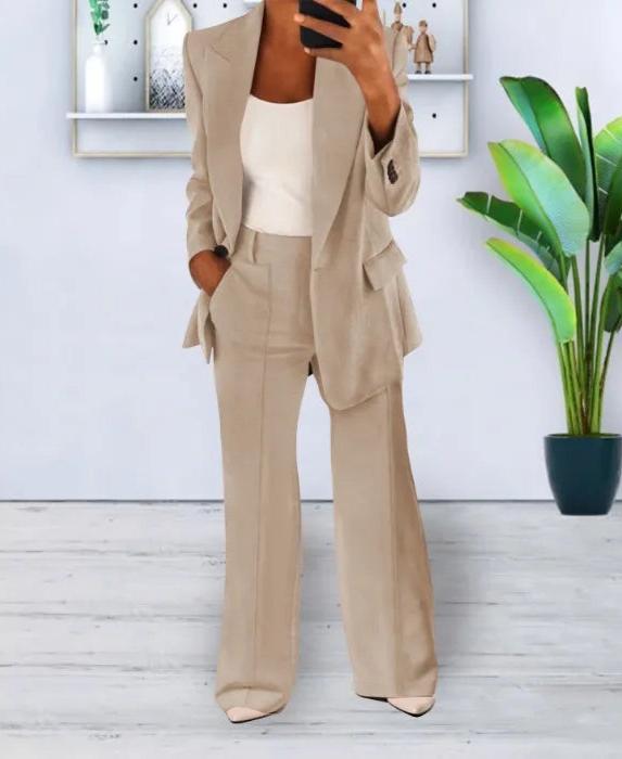 Jane™ | Ensemble de blazer chic raffiné