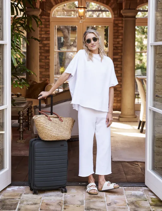 Kaylee™ | Chemisier et Pantalon à Col Trompette