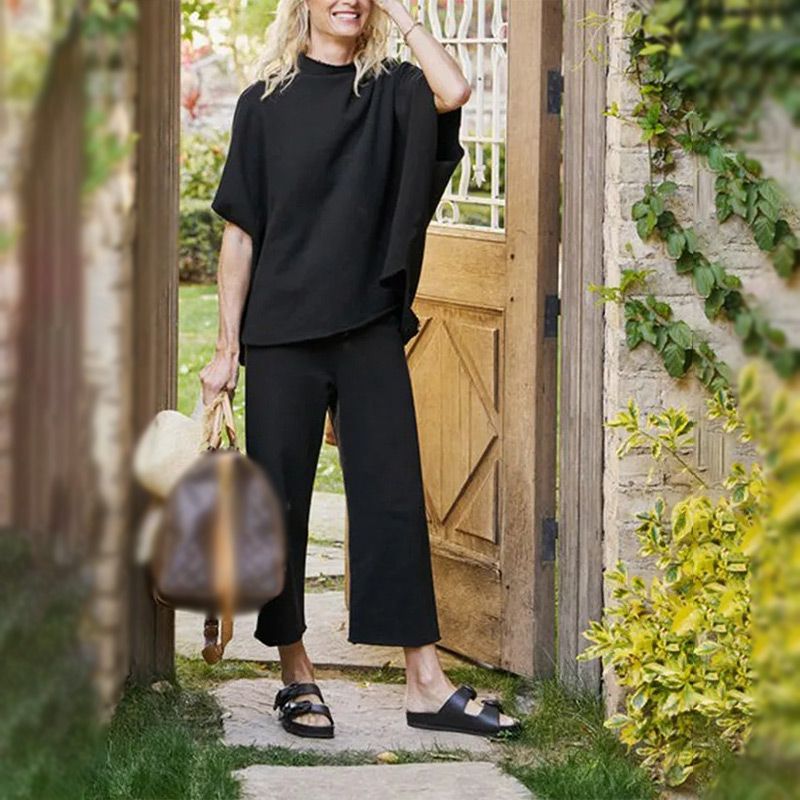 Kaylee™ | Chemisier et Pantalon à Col Trompette